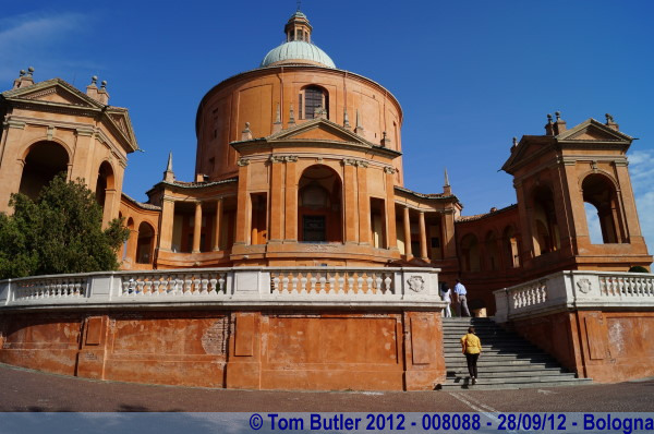 Photo ID: 008088, The front of San Luca, Bologna, Italy
