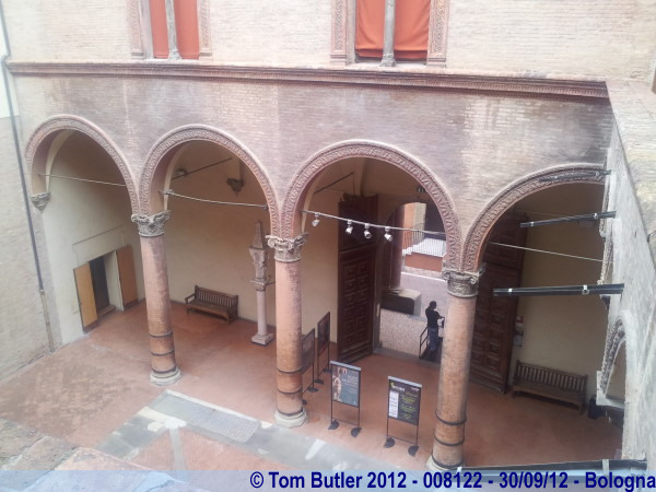Photo ID: 008122, The courtyard of the Museo Civico Medievale, Bologna, Italy