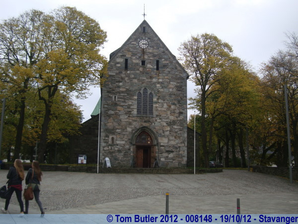 Photo ID: 008148, The front of the cathedral, Stavanger, Norway