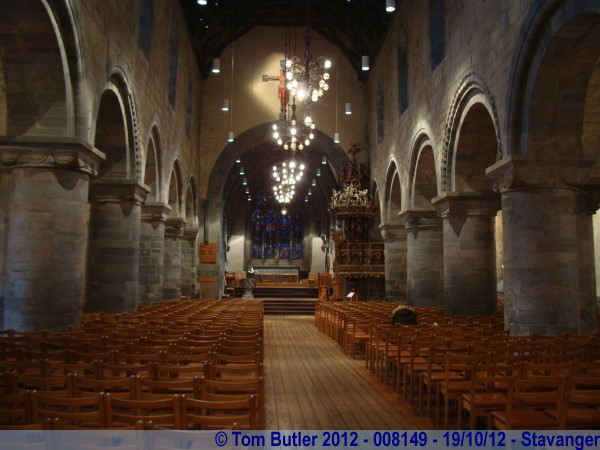 Photo ID: 008149, Inside Stavanger Cathedral, Stavanger, Norway