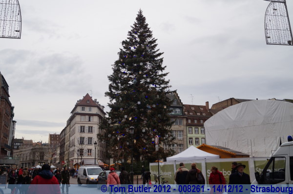 Photo ID: 008261, The Christmas tree in the Place Kleber, Strasbourg, France
