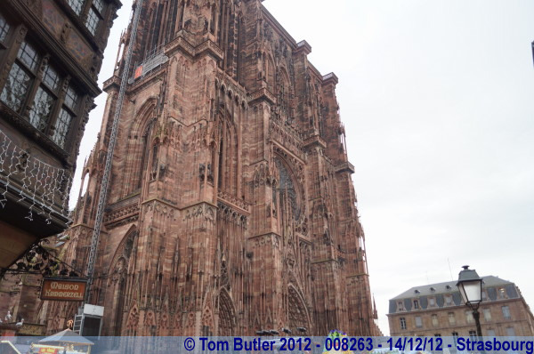 Photo ID: 008263, The front faade of Strasbourg Cathedral, Strasbourg, France