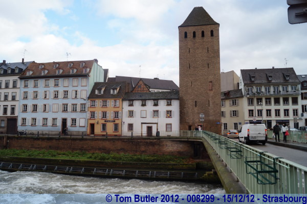 Photo ID: 008299, The first tower of the old covered bridge, Strasbourg, France