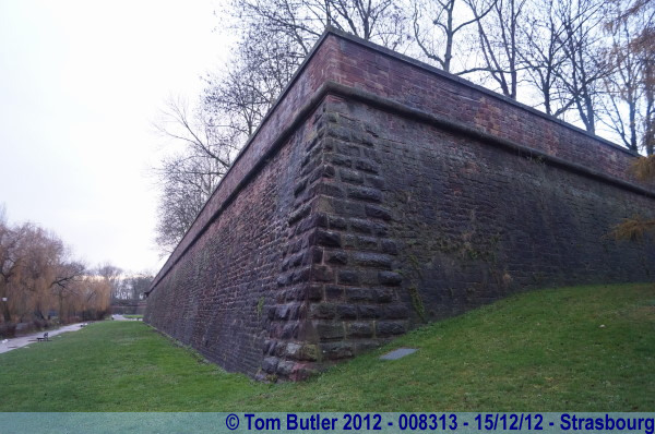Photo ID: 008313, The walls of the Citadelle, Strasbourg, France
