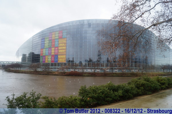 Photo ID: 008322, The rear of the parliament building, Strasbourg, France