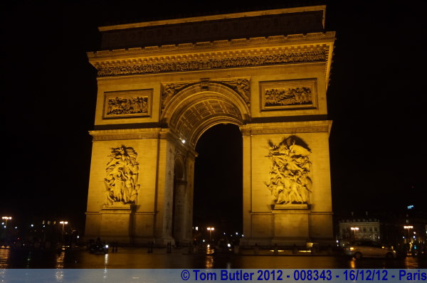 Photo ID: 008343, Approaching the Arc, Paris, France