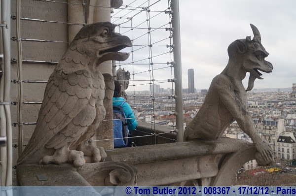Photo ID: 008367, Two Grotesques, Paris, France