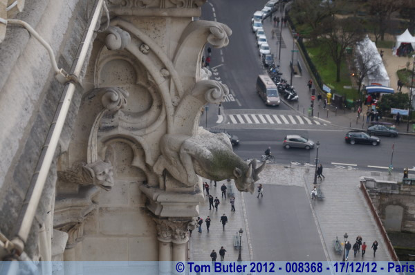 Photo ID: 008368, A water spout gargoyle, Paris, France