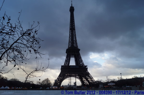 Photo ID: 008390, The Eiffel tower from the Trocadro?, Paris, France