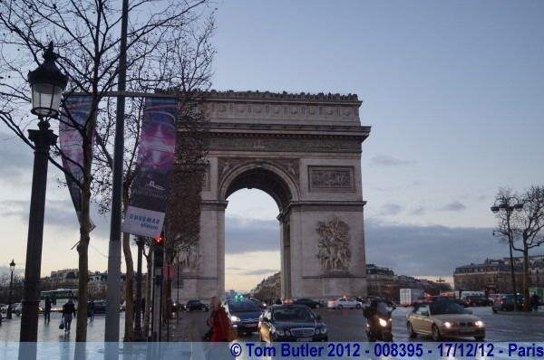 Photo ID: 008395, The Arc de Triomph, Paris, France