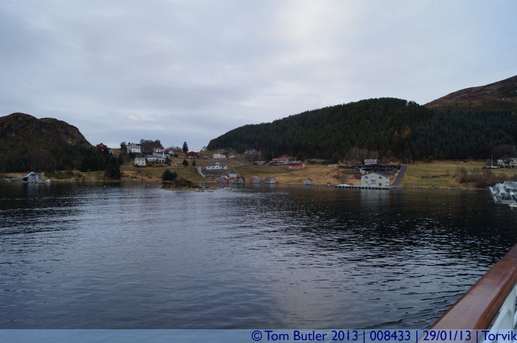 Photo ID: 008433, Coming into dock at Torvik, Torvik, Norway