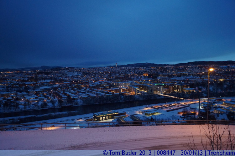 Photo ID: 008447, Looking down on the city, Trondheim, Norway