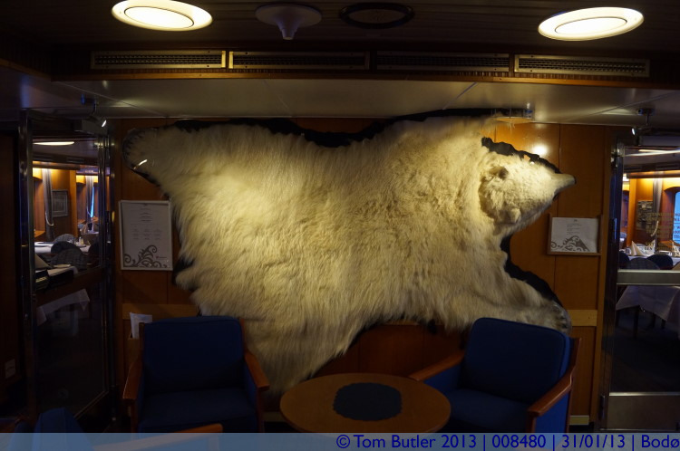 Photo ID: 008480, The aptly named Polar Bear saloon on the MS Lofoten, Bod, Norway