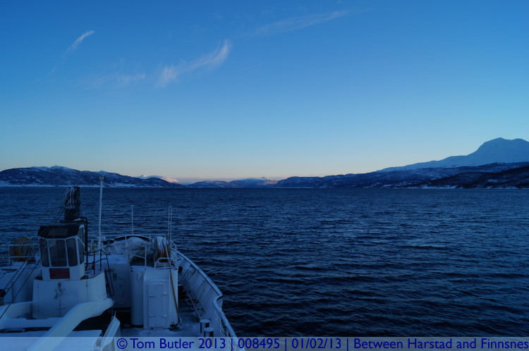 Photo ID: 008495, Approaching Finnsnes, On the Hurtigruten between Harstad and Finnsnes, Norway