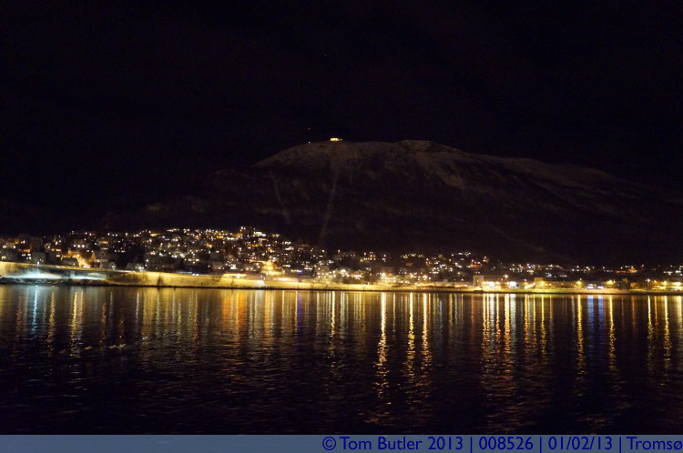 Photo ID: 008526, Troms at night, Troms, Norway