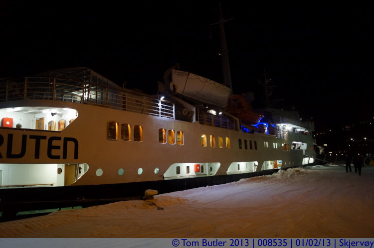 Photo ID: 008535, The Lofoten docked in Skjervy, Skjervy, Norway