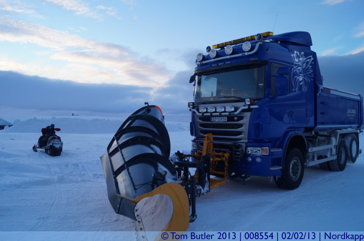 Photo ID: 008554, The only way to reach Nordkapp in winter, Nordkapp, Norway