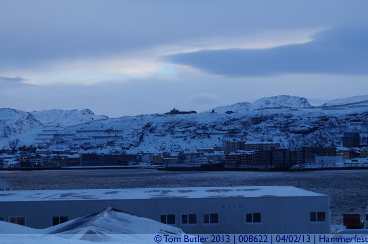 Photo ID: 008622, Looking back to Mount Salen, Hammerfest, Norway