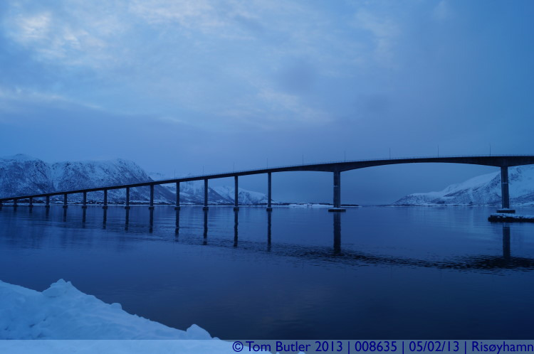 Photo ID: 008635, The elegant Risyhamn bridge, Risyhamn, Norway