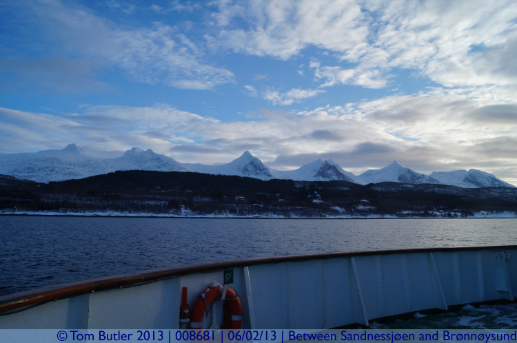 Photo ID: 008681, Most of the seven sisters, On the Hurtigruten between Sandnessjen and Brnnysund, Norway