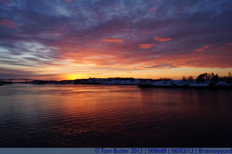 Photo ID: 008688, Brnnysund at sunset, Brnnysund, Norway