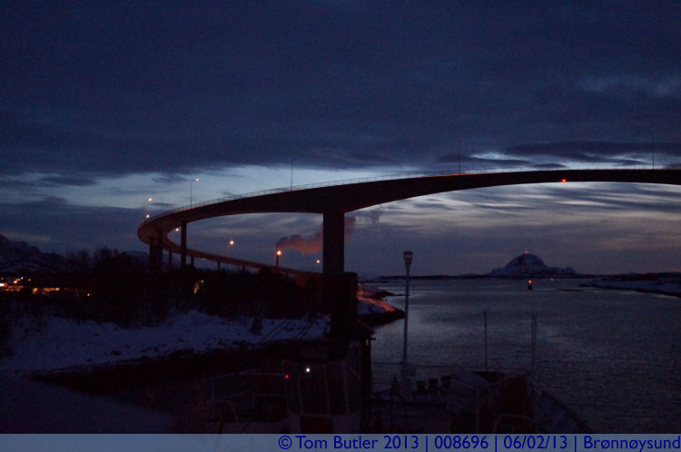 Photo ID: 008696, Approaching the bridge, Brnnysund, Norway
