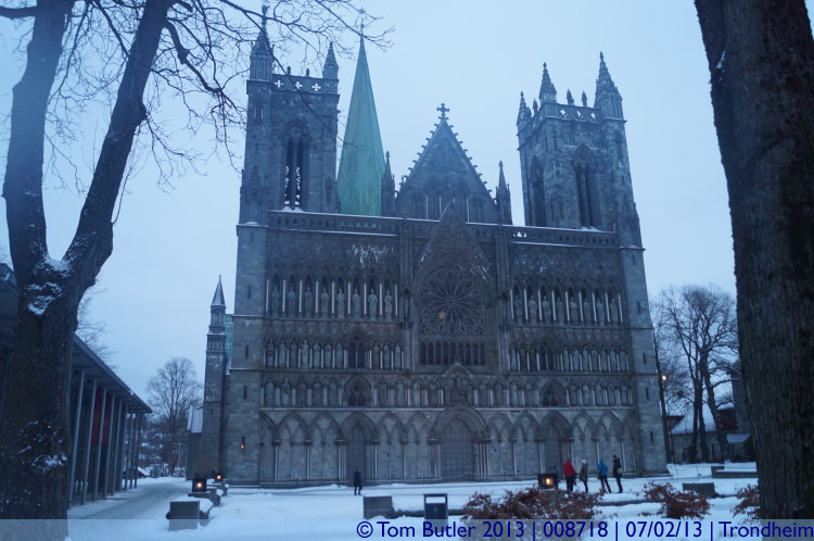 Photo ID: 008718, The front of Nidros Cathedral, Trondheim, Norway