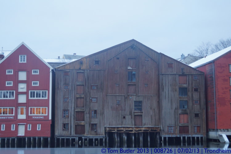 Photo ID: 008726, An old warehouse, Trondheim, Norway