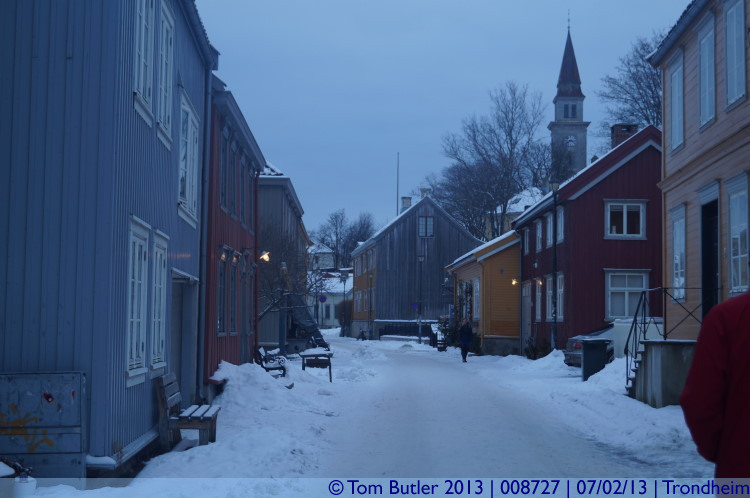 Photo ID: 008727, In the old town, Trondheim, Norway