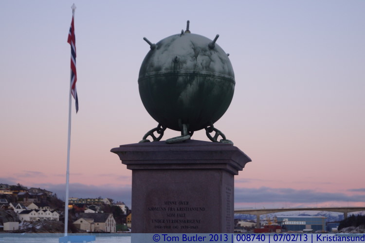 Photo ID: 008740, A monument to the lost seamen of Kristiansund, Kristiansund, Norway