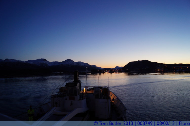 Photo ID: 008749, Approaching port, Flor, Norway
