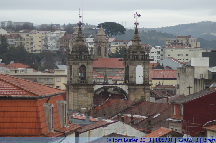 Photo ID: 008791, Looking across to the cathedral, Braga, Portugal