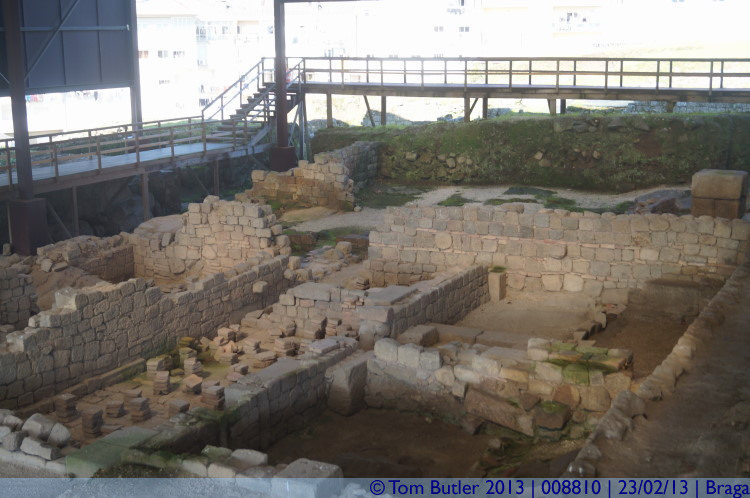 Photo ID: 008810, In the ruins of the Roman Baths, Braga, Portugal