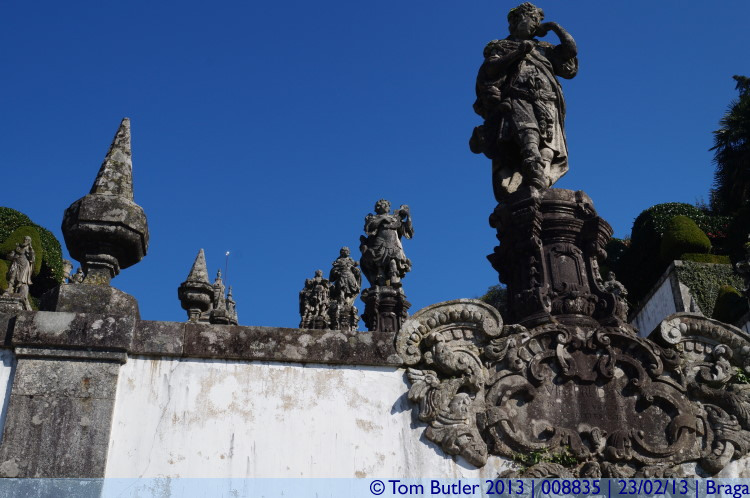 Photo ID: 008835, Staircase statues, Braga, Portugal