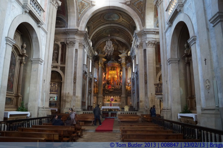 Photo ID: 008847, Inside the Bom Jesus chapel, Braga, Portugal