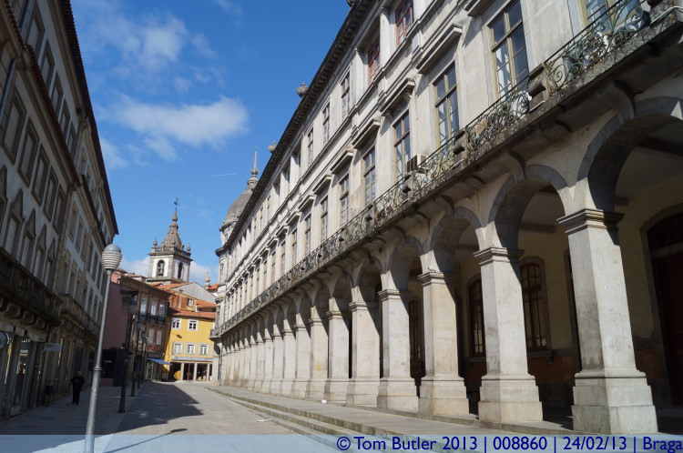 Photo ID: 008860, Looking along the Rua do Castelo, Braga, Portugal