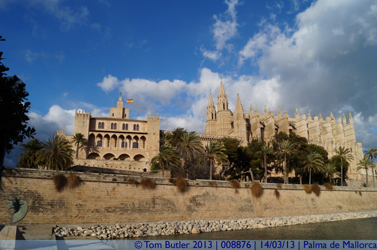 Photo ID: 008876, Palace and Cathedral, Palma de Mallorca, Spain