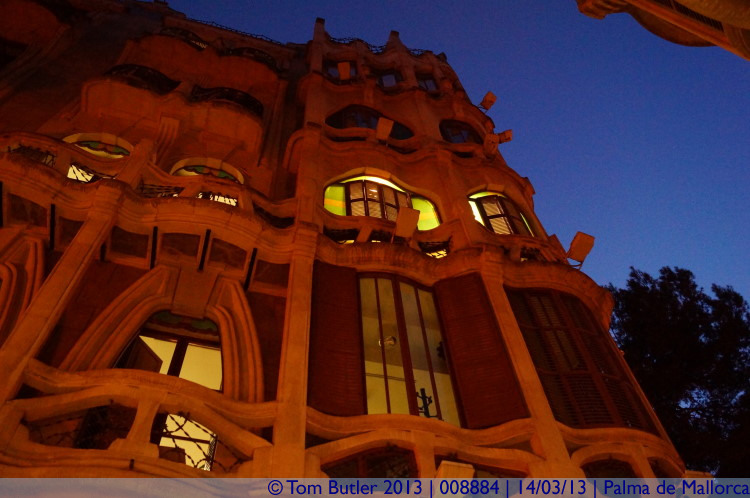 Photo ID: 008884, Gaudi styled buildings, Palma de Mallorca, Spain