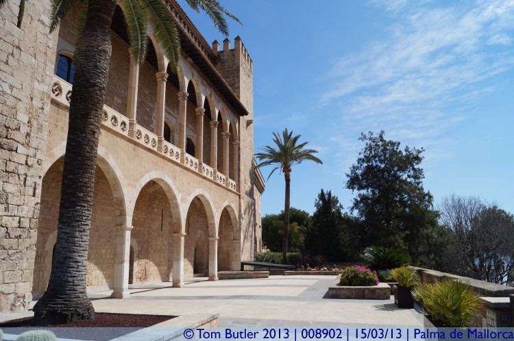 Photo ID: 008902, On the terrace of the palace, Palma de Mallorca, Spain