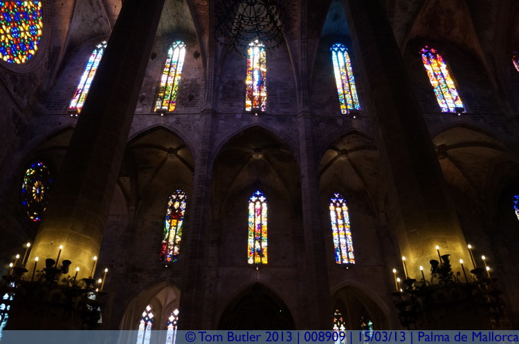 Photo ID: 008909, Inside the Cathedral, Palma de Mallorca, Spain