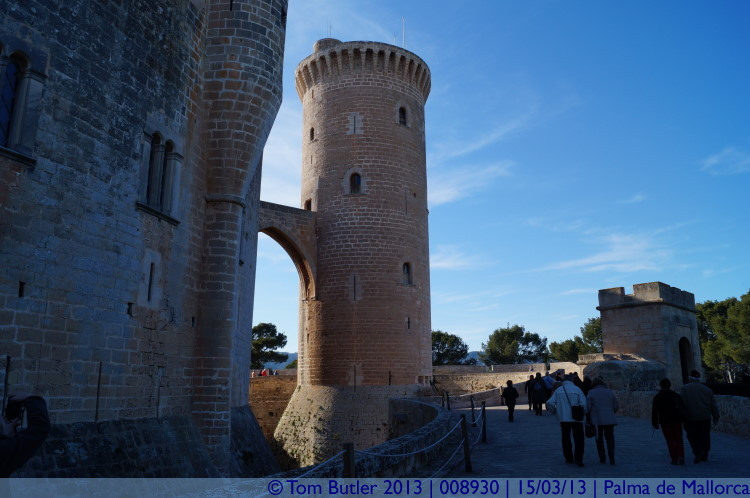 Photo ID: 008930, The tower of the castle, Palma de Mallorca, Spain