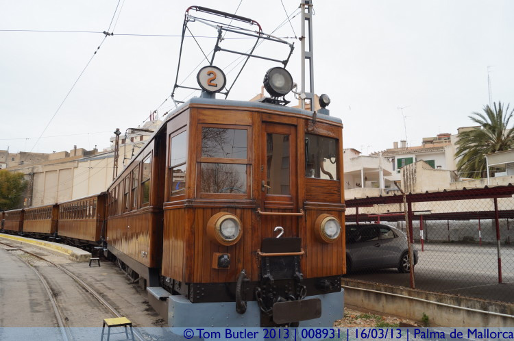 Photo ID: 008931, The train prepares to leave for Sller, Palma de Mallorca, Spain