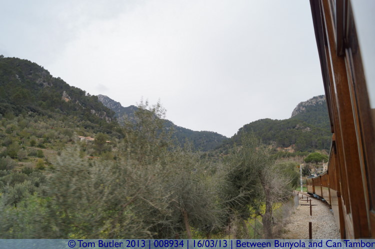 Photo ID: 008934, Climbing into the hills, Between Bunyola to Can Tambor, Spain