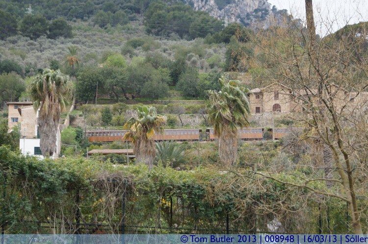 Photo ID: 008948, The train from Palma descends into Sller, Sller, Spain