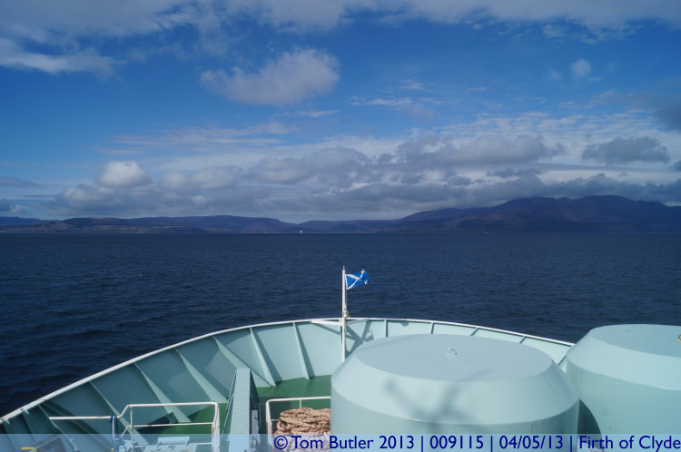 Photo ID: 009115, Approaching Arran, Firth of Clyde, Scotland