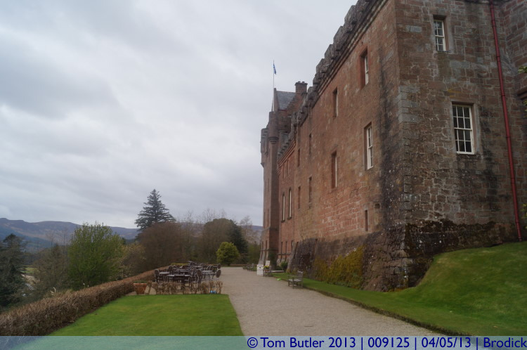 Photo ID: 009125, The side of Brodick castle, Brodick, Scotland
