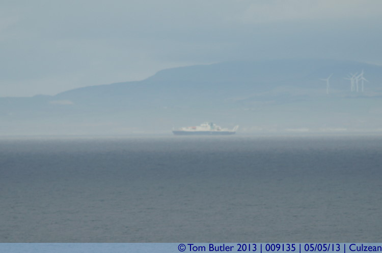 Photo ID: 009135, The Arran ferry in the distance, Culzean, Scotland