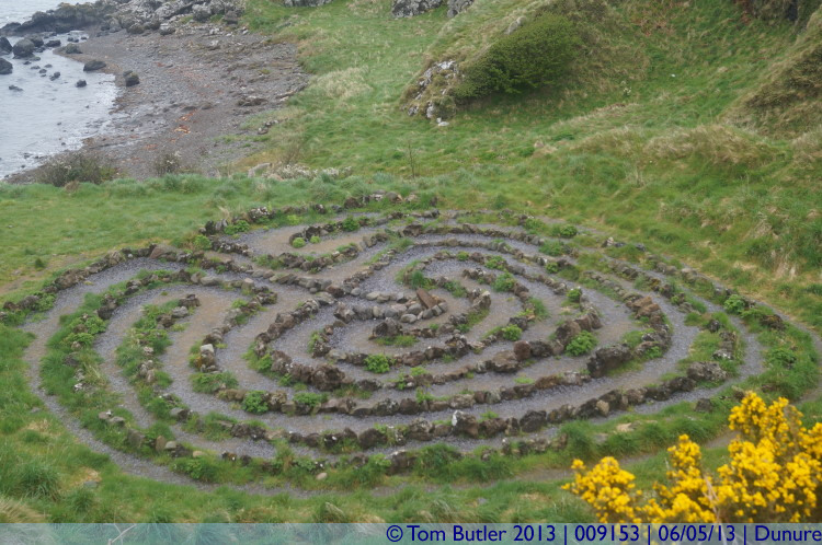 Photo ID: 009153, The labyrinth, Dunure, Scotland