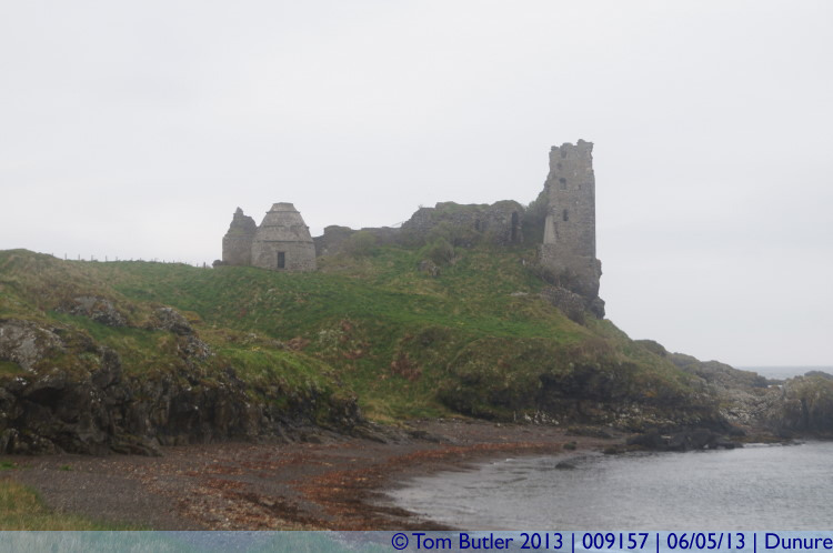 Photo ID: 009157, Dunure castle from the harbour, Dunure, Scotland