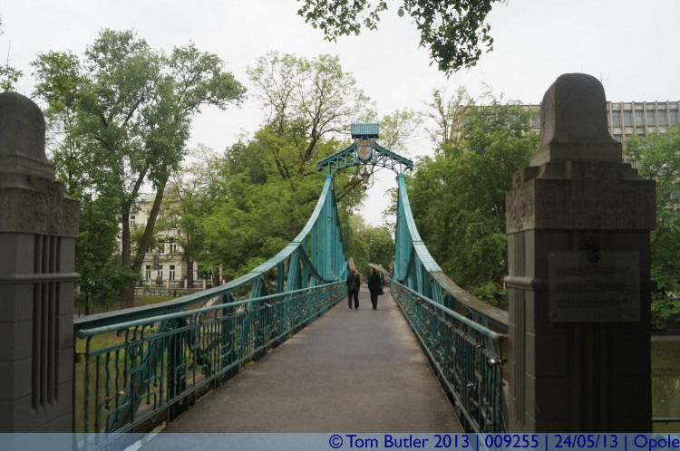 Photo ID: 009255, The green bridge, Opole, Poland